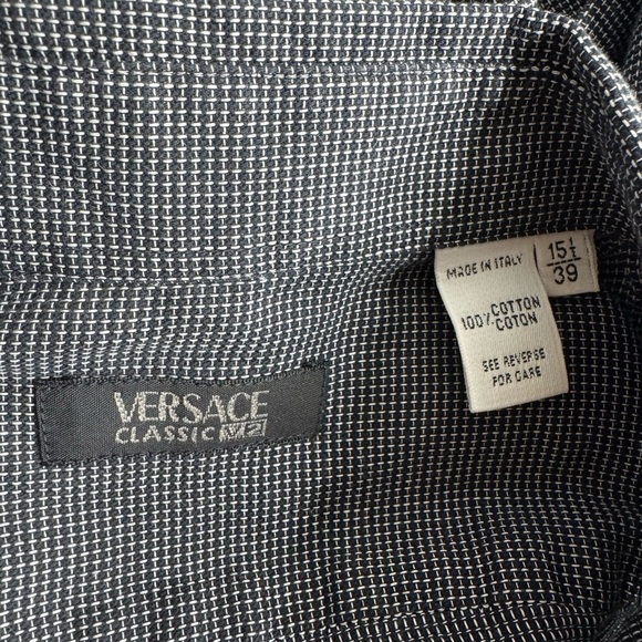 VERSACE Classic V2 Men’s Button Down Long Sleeve - Picture 3 of 10